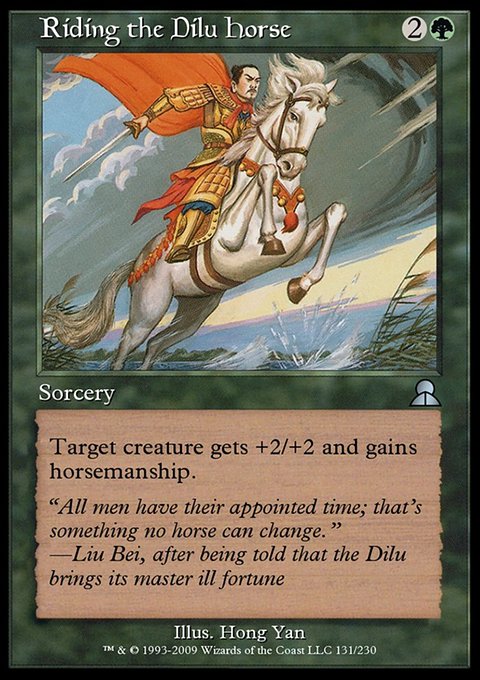Riding the Dilu Horse